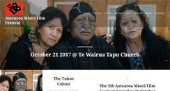 Desktop Screenshot of aotearoamaorifilmfestival.com